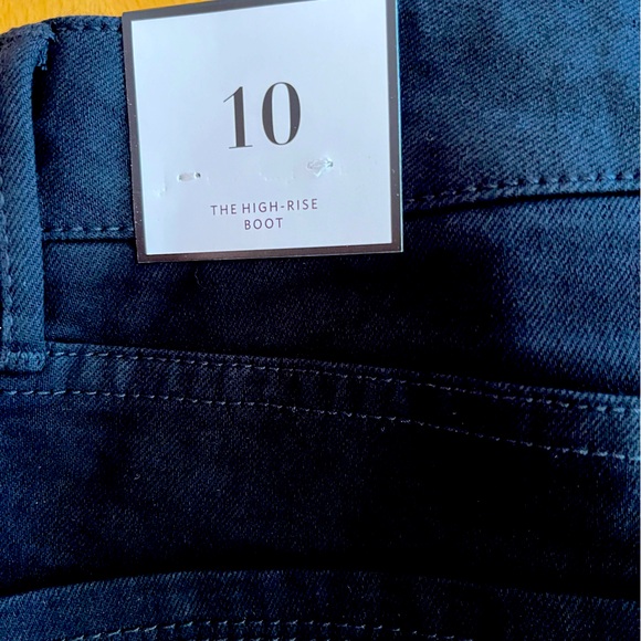 White House black market very black jeans. Size 10. High rise boot cut - Picture 2 of 4